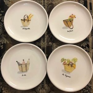 Rae Dunn Sauce Plates (set of 4)